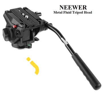 Neewer Metal Video Camera Tripod Fluid Head For Dslr Cameras Up To 5Kg - Imported From Uk